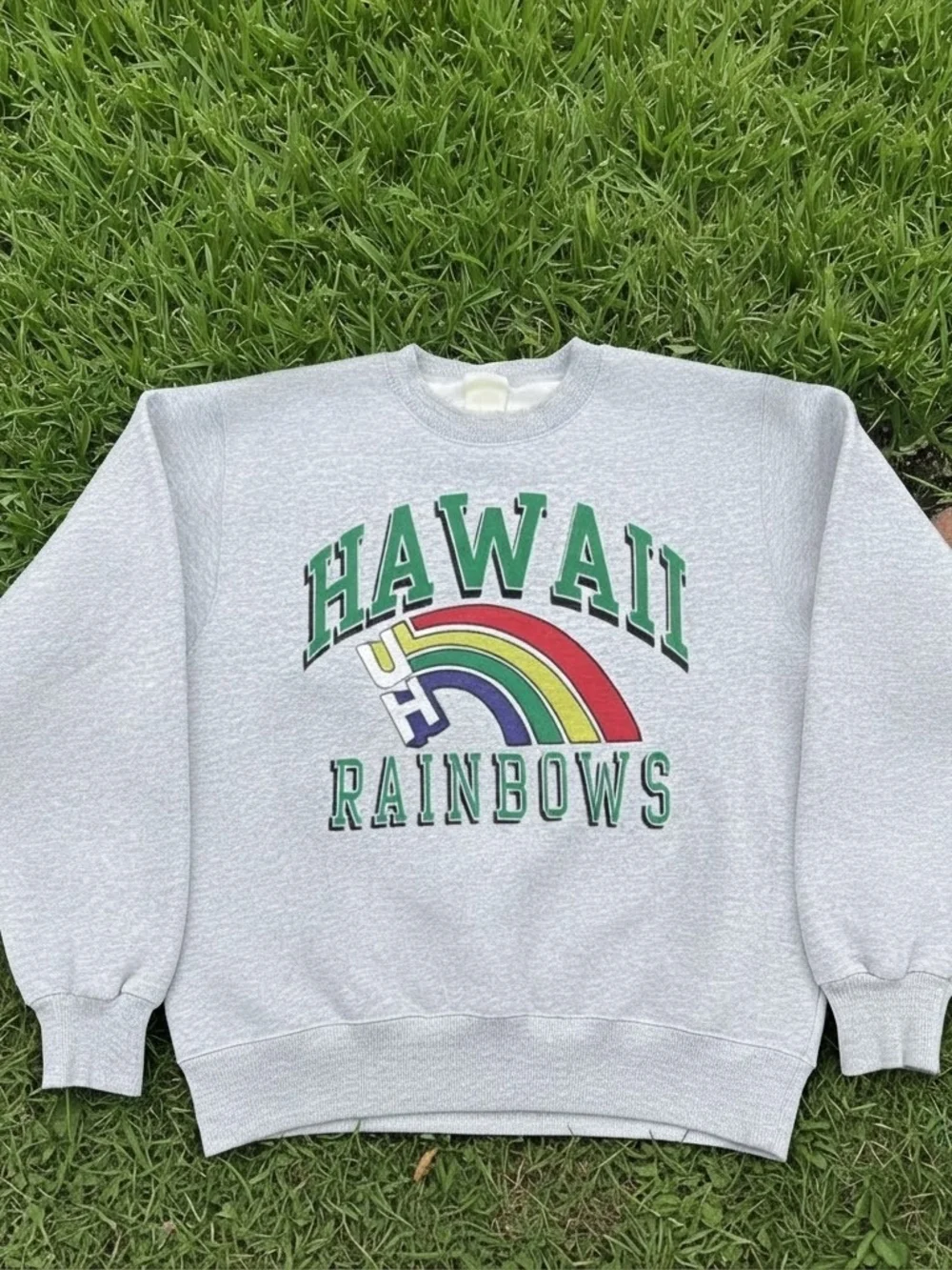 Vintage Hawaii UH Rainbows Sweatshirt